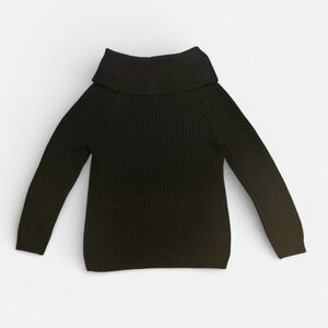 Suzy Shier Classic Ribbed Turtleneck Black Sweater Women’s Medium